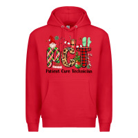 Red pct christmas Premium Hoodie - MaliasSmallBusiness