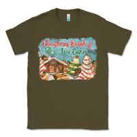 Army Green christmas break and tree cakes Classic Tee - FaDigitalArtStudio