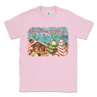 Bubblegum Pink christmas break and tree cakes Classic Tee - FaDigitalArtStudio