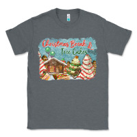 Charcoal Heather christmas break and tree cakes Classic Tee - FaDigitalArtStudio