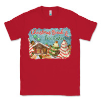 Red christmas break and tree cakes Classic Tee - FaDigitalArtStudio
