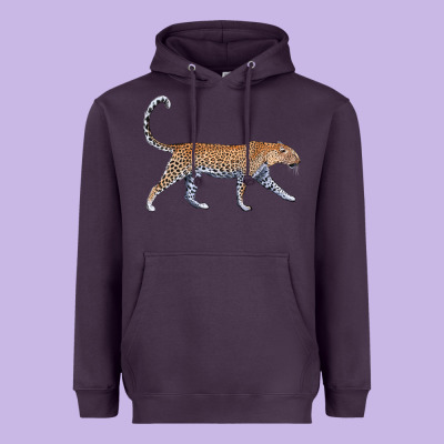 Leopard Heavyweight Hoodie Designed By Lillyallendesigns