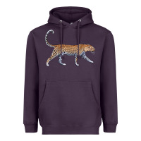 Plum leopard Heavyweight Hoodie - LillyAllenDesigns