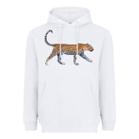 White leopard Heavyweight Hoodie - LillyAllenDesigns