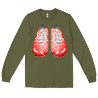 Army Green red cleats fa element 2 Long Sleeve Tee - FaDigitalArtStudio