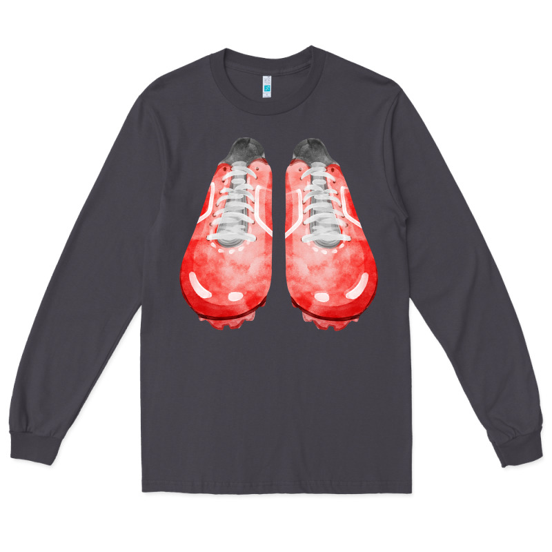Red Cleats Fa Element 2 Long Sleeve Tee by FaDigitalArtStudio | Teevron