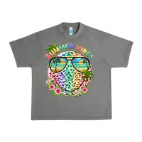 Tornado summer vibes with smile face and leopard Urban Heavy Tee - texasbilliewilder