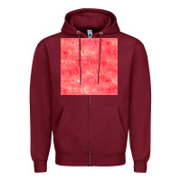 Burgundy valentines day xoxo seamless pattern Zipper Hoodie - BundleAndBundleShop