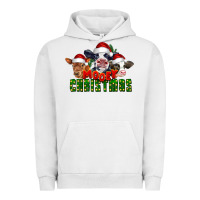 Pigment Lunar Rock Mooey Christmas Cows Urban Hoodie - LillyAllenDesigns