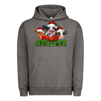 Pigment Tornado Mooey Christmas Cows Urban Hoodie - LillyAllenDesigns