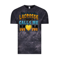 Cloud Black my favorite lacrosse player calls me mom Vintage Tee - Zillion Design Studio