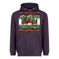 Plum Peace Love Christmas Trees Heavyweight Hoodie - Jasminsmagicworld