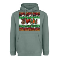 Sage Peace Love Christmas Trees Heavyweight Hoodie - Jasminsmagicworld