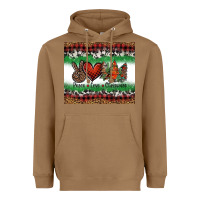 Toasted Coconut Peace Love Christmas Trees Heavyweight Hoodie - Jasminsmagicworld