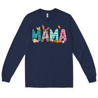 Navy Easter Mama Easter Day Long Sleeve Tee - Neo Western
