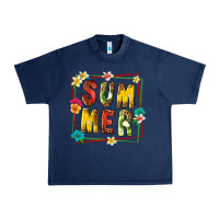 Navy summer with fruit Urban Heavy Tee - texasbilliewilder