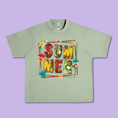 Summer With Fruit Urban Heavy Tee Designed By Texasbilliewilder
