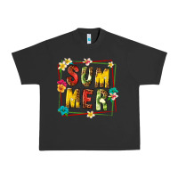 Pigment Black summer with fruit Urban Heavy Tee - texasbilliewilder