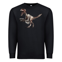 Black Deinonychus Premium Sweatshirt - LillyAllenDesigns