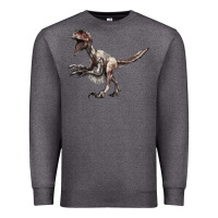 Charcoal Heather Deinonychus Premium Sweatshirt - LillyAllenDesigns