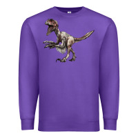 Purple Deinonychus Premium Sweatshirt - LillyAllenDesigns