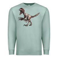 Seafoam Deinonychus Premium Sweatshirt - LillyAllenDesigns
