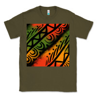 Army Green african tribal seamless pattern Classic Tee - BundleAndBundleShop