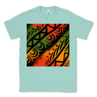 Seafoam african tribal seamless pattern Classic Tee - BundleAndBundleShop