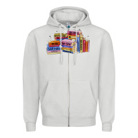 Dove Grey book tropes Zipper Hoodie - Artiststas