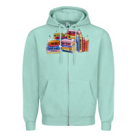 Seafoam book tropes Zipper Hoodie - Artiststas
