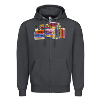 Smoke book tropes Zipper Hoodie - Artiststas
