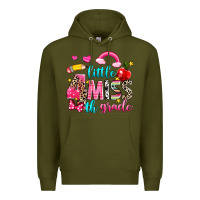 Army Green little miss fourth grade Premium Hoodie - NancyCooperArtShop