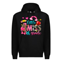 Black little miss fourth grade Premium Hoodie - NancyCooperArtShop