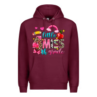 Burgundy little miss fourth grade Premium Hoodie - NancyCooperArtShop