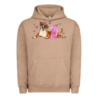 Pigment Burro boxer dog with tutu Urban Hoodie - LillyAllenDesigns