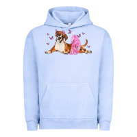 Pigment Grape Ice boxer dog with tutu Urban Hoodie - LillyAllenDesigns