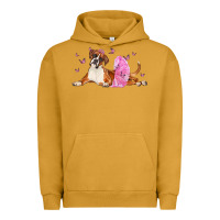 Pigment Peanut Butter boxer dog with tutu Urban Hoodie - LillyAllenDesigns