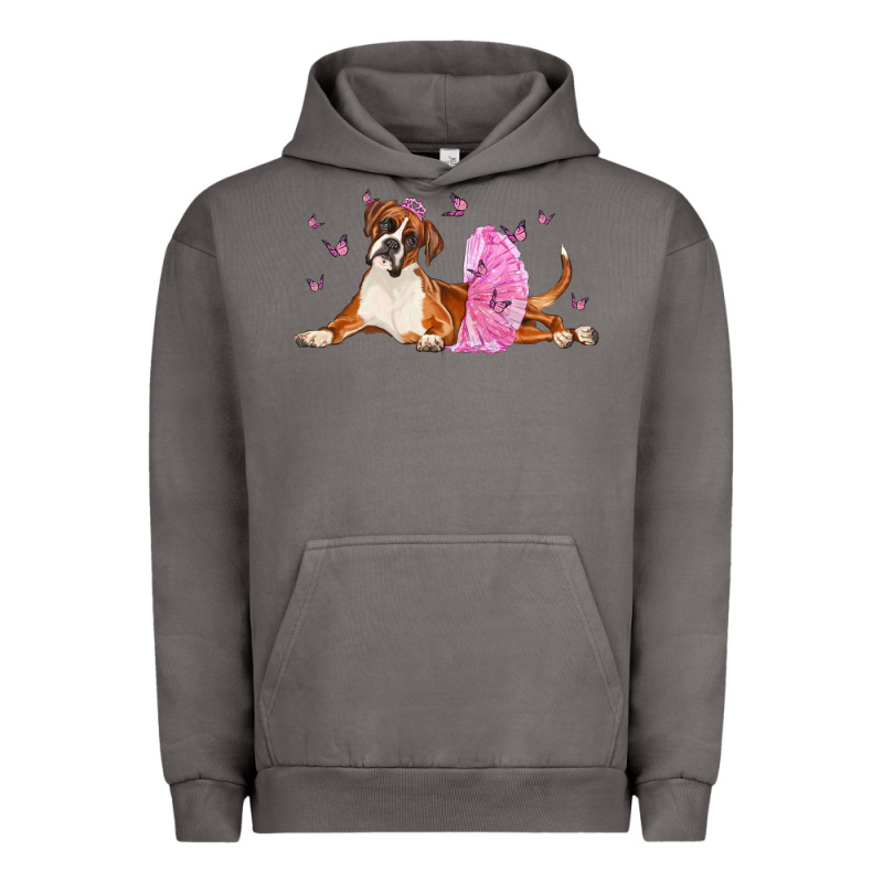 Boxer Dog With Tutu Urban Hoodie by LillyAllenDesigns | Teevron