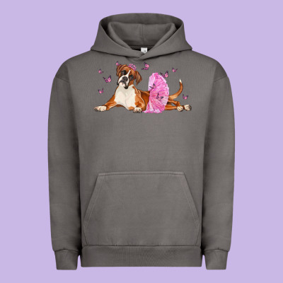 Boxer Dog With Tutu Urban Hoodie Designed By Lillyallendesigns