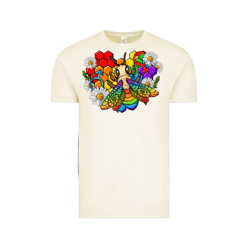 Pride Bee With Daisy Lgbtq Vintage Tee by texasbilliewilder | Teevron