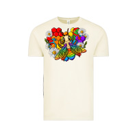 Vintage Arctic pride bee with daisy lgbtq Vintage Tee - texasbilliewilder