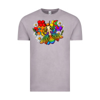 Vintage Zinc pride bee with daisy lgbtq Vintage Tee - texasbilliewilder