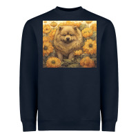 Navy chow chow Heavyweight Sweatshirt - Unal Design