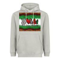 Moon Dust Peace Love Christmas Trees Heavyweight Hoodie - Jasminsmagicworld