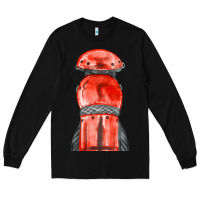 Black red leg guard fa element Long Sleeve Tee - FaDigitalArtStudio