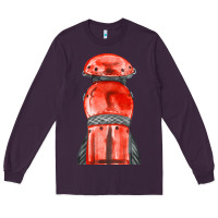 Plum red leg guard fa element Long Sleeve Tee - FaDigitalArtStudio