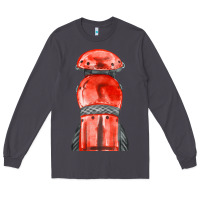 Smoke red leg guard fa element Long Sleeve Tee - FaDigitalArtStudio