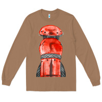 Toasted Coconut red leg guard fa element Long Sleeve Tee - FaDigitalArtStudio