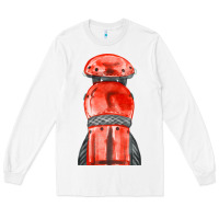 White red leg guard fa element Long Sleeve Tee - FaDigitalArtStudio