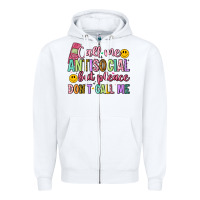 White call me antisocial but please don't call me Zipper Hoodie - Artiststas